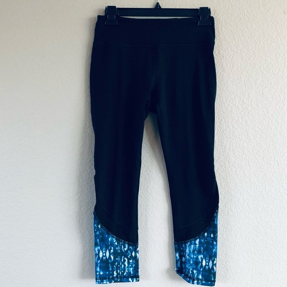 Gaiam Mesh Cutout Active Yoga Workout Leggings S